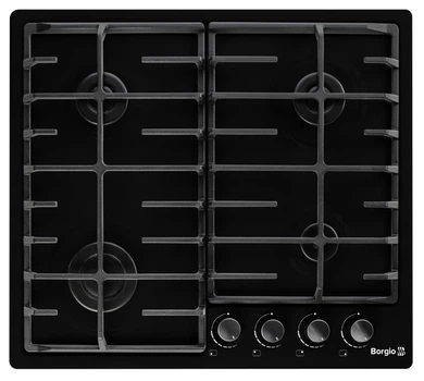 Варочная поверхность газовая BORGIO 6940-17 (Black Enamelled) FFD