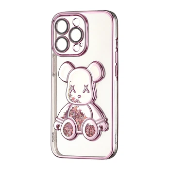 Чехол Shining Bear Case iPhone 13 Pro Pink