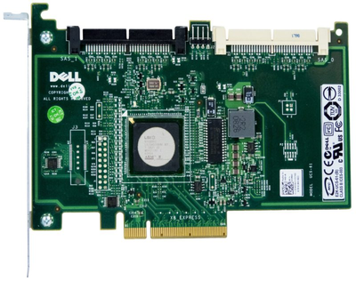 RAID-контроллер Dell PowerEdge R210, SAS, PCI-e x8, 3GB/S (JW063) Б/У