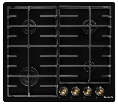 Варильна поверхня газова BORGIO 6940-17 (FFD Black Rustic)