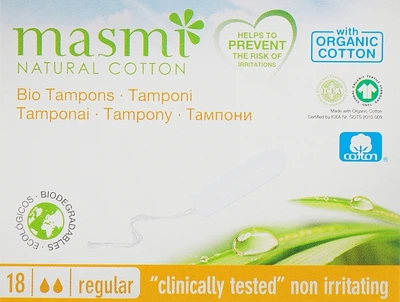 Тампоны без аппликатора, 18 шт - Masmi Regular 18шт (18шт) (940895-1197121-2)