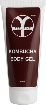 Гель для тіла проти розтяжок, целюліту та сухості шкіри - Feel Fine Kombucha Body Gel 200ml (200ml)