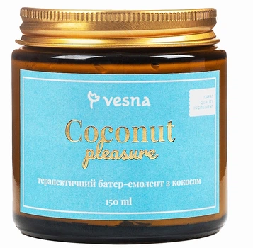 Терапевтический баттер-эмолент с кокосом - Vesna Coconut Pleasure 150ml (1207882-101739612-2)