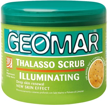 Скраб для тела осветляющий с морскою солью и экстрактом лимона Geomar Body Thalasso Illuminating 600g (812791-732801-2)