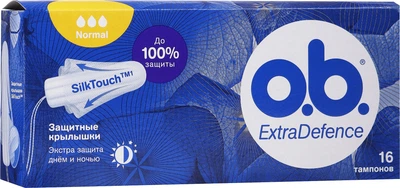 Гигиенические тампоны o.b. ExtraDefence Normal 16шт (16 шт.) (831364-911165-2)