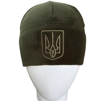 Флисовая зимняя шапка с гербом Ranger RA8953 55-57 Olive