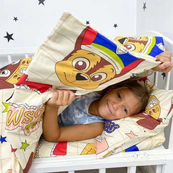 Детское постельное белье для матраса 160х80 см Oh My Kids «Щенячий патруль»