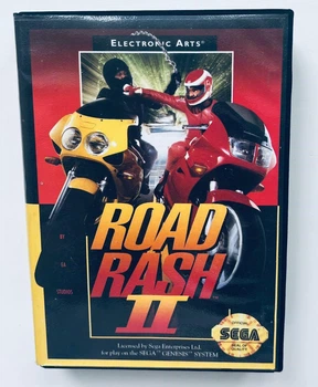 Road Rash II, английская версия - картридж для SEGA Genesis, Б/У