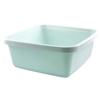 Миска пластикова 6л квадрат (м'ятний) таз Lamela L1040-66