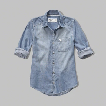 Рубашка abercrombie KIDS AK1170W 110-116 см Голубой