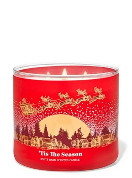 Свеча ароматическая Bath & Body Works TIS THE SEASON BBW0452W 411 г Красный