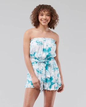 Ромпер женский - ромпер Hollister HC8956W XS Бирюзовый