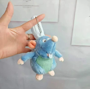 Брелок мягкая мышонок Реми из мультфильма Рататуй игрушка на рюкзак Remi Ratatouille mouse plush toy keychain 12см