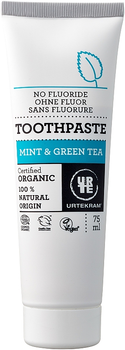 Органическая зубная паста Зеленый Чай и Мята Urtekram Toothpaste Green Tea and Mint 75ml (426888-1068206-2)