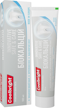 Зубна паста "Біокальцій" - Coolbright Innovative Safe & Care 100ml (1088210-1446334-2)