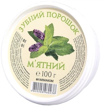 Зубной порошок "Мятный", банка - Фармаком 100g (1118998-1493478-2)