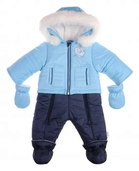 Зимний комбинезон трансформер для мальчика Garden baby 101011-36/60 голубой 68
