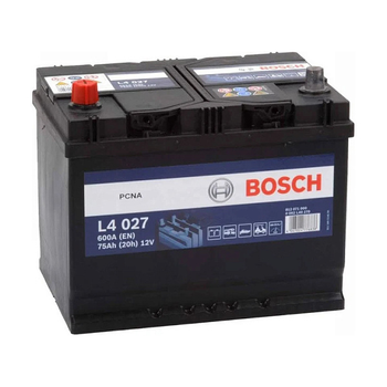 Акумулятор автомобільний 75ah 600a "+" зліва BOSCH, 0092L40270