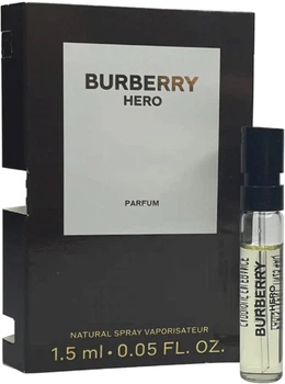 Пробник парфуми для чоловіків Burberry Hero Parfum 1.5 мл (3616304679421)
