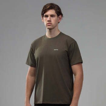 Футболка Basic Military T-shirt. Олива. Размер L