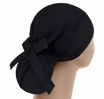 Медицинская шапочка женская PonyTopHat универсальная Чёрная