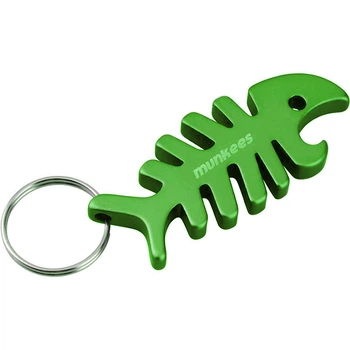 Брелок-открывашка Munkees Fish Bone grass green (3428-GG)