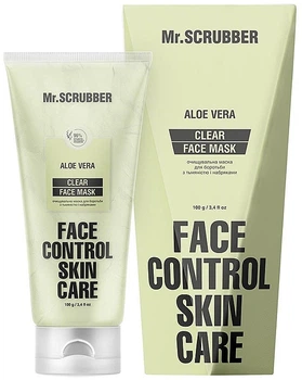 Очищувальна маска для боротьби з тьмяністю і набряками - Mr.Scrubber Face Control Skin Care Clear Aloe Vera 100ml (1308960-143411)