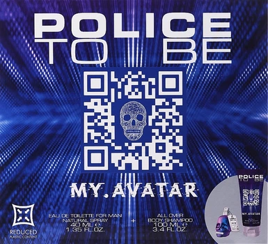 Набор (edt/40ml + shamp/100ml) - Police To Be My Avatar for Man (1334765-19239684)