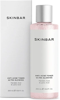 Тонер для обличчя антиакне з мигдалевою та молочною кислотою - SKINBAR Mandelic Acid & Lactic Acid Face Toner 200ml (841786-139452)