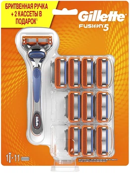 Набор - Gillette Fusion 5 (razor + rem/cass/11psd) (1033458-53232)