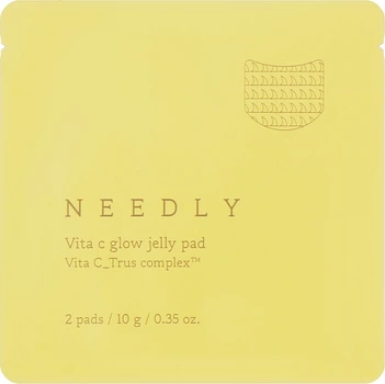 Зволожувальні тонер-педи для сяйва шкіри - Needly Vita C Glow Jelly Pad (прибник) 2шт (1246566-138560)