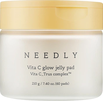 Зволожувальні тонер-педи для сяйва шкіри - Needly Vita C Glow Jelly Pad 60шт (1246564-138556)