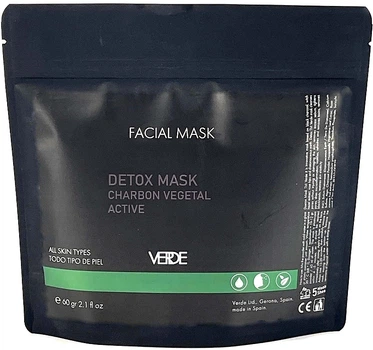 Альгинатная маска с черным углем для лица - Verde Detox Mask 60g (1279154-139877)