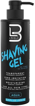 Гель для бритья увлажняющий - Level3 Transparent Shaving Gel Aqua 500ml (для мужчин) (1373482-18483359)