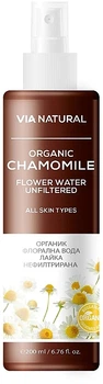 Гидролат ромашки - BioFresh Via Natural Organic Chamomile Flower Water Unfiltered 200ml (1253586-135927)