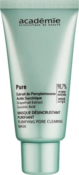 Маска для очищення пор з екстрактом грейпфрута - Academie Pure Purifying Pore Clearing Mask 50ml (1289212-141774)