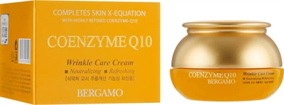 Регенерирующий крем от морщин с коэнзимом Q10 и гиалуроновой кислотой - Bergamo Coenzyme Q10 Wrinkle Care Cream 50ml (655617-109509)