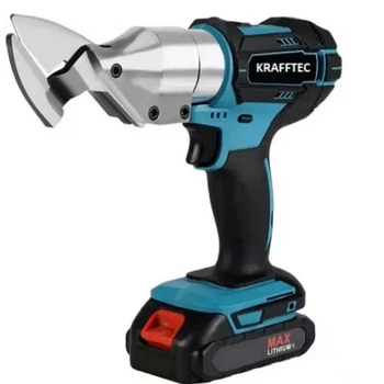 Аккумуляторные ножницы по металлу в кейсе Krafftec DJS130R, 2 акб 36V/5AP