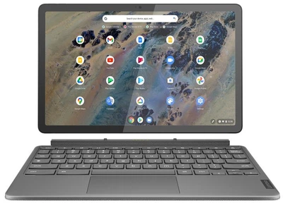 Ноутбук Lenovo IdeaPad Duet 3 10IGL5 (82HKS00G00) Graphite Gray / 10.3" IPS FHD+ Multi-touch / Intel Pentium N5030 / RAM 8 ГБ / eMMC 128 ГБ / Intel UHD Graphics 605 / Windows 10 Home / LTE (4G) (б/в)