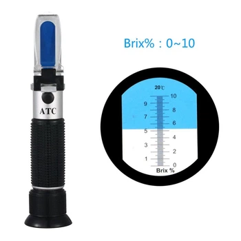Рефрактометр RHB-10ATC Brix (сахароза: 0-10 %) АТС