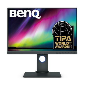 Монитор BenQ SW240 TFT 24.1" IPS Adobe RGB DVI-DL HDMI DP USB hub Pivot Grey (9H.LH2LB.QBE)