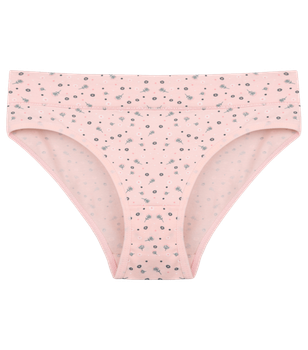 Трусы слипы с рисунком - Donella - 181318 - XXL - Персиковый