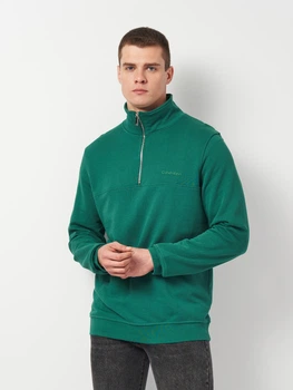Толстовка на блискавці чоловіча Calvin Klein Jeans 11375.6 L Зелена (smt2000000022208)
