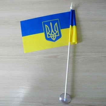 Флажок Треос "Украина" с гербом на присоске