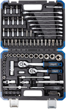 Набор инструментов Scheppach 82 предметов 1/4" 3/8" 6 г (SCH-4821-5DS)