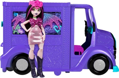 Игровой набор Монстер Хай Monster High Draculaura Fangtastic Rockin' Food Truck Дракулаура Фудтрак (HXH83)