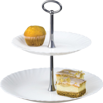 Етажерка Luminarc Feston двоярусна 27 см (5904134023773)