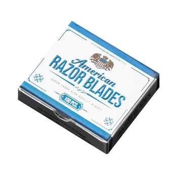 Лезвия-половинки American Razor Blades 100шт