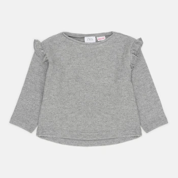 Футболка для девочек Zara 4012/546 74 см Серая (04012546803096)