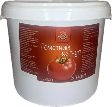 Соус Палає " Томатний кетчуп " 3400г